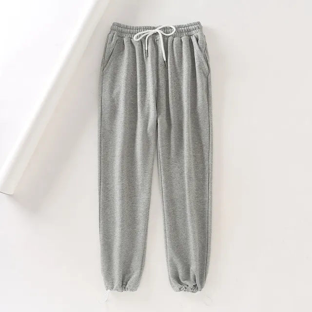 Women's Loose Casual Sports Pants Grey - Shop at LoveMi