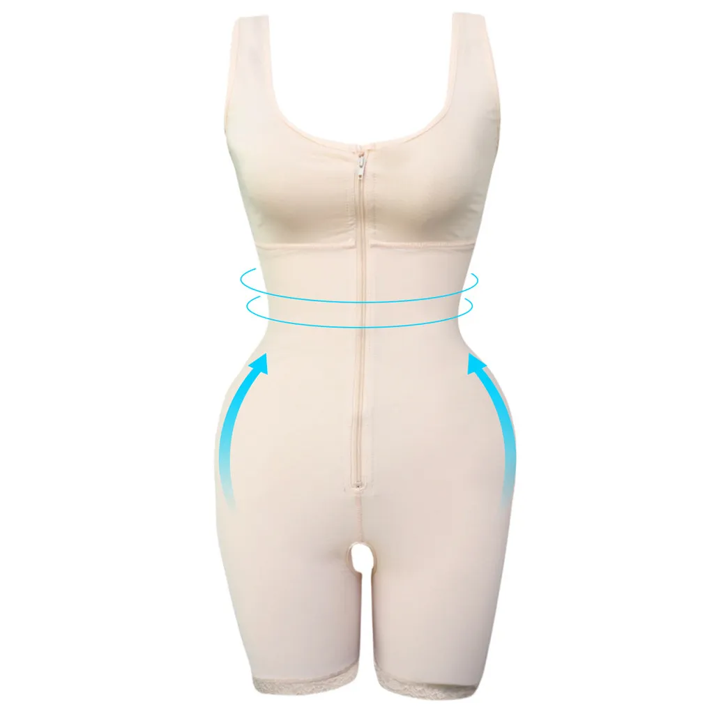 Women's Zipper Slimming Bodysuit Shapewear - Skin-6Xl