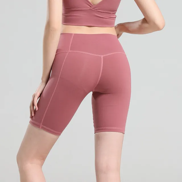 Sports Yoga Shorts Pink - Shop at LoveMi