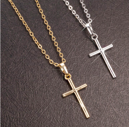 Simple Fashion Cross Chain Necklace
