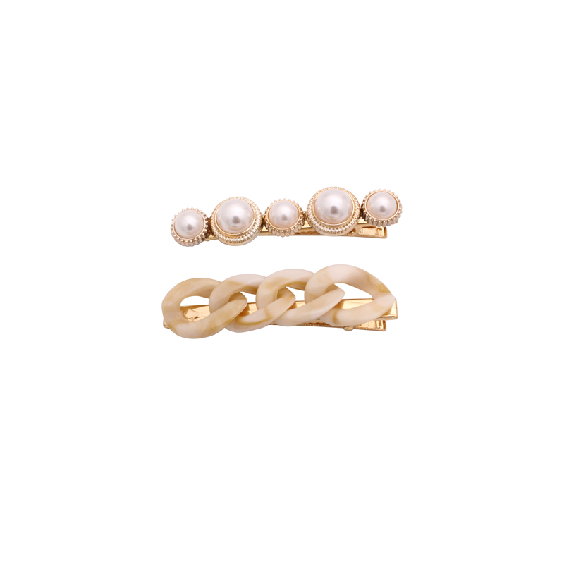 Wind chain pearl hairpin combination