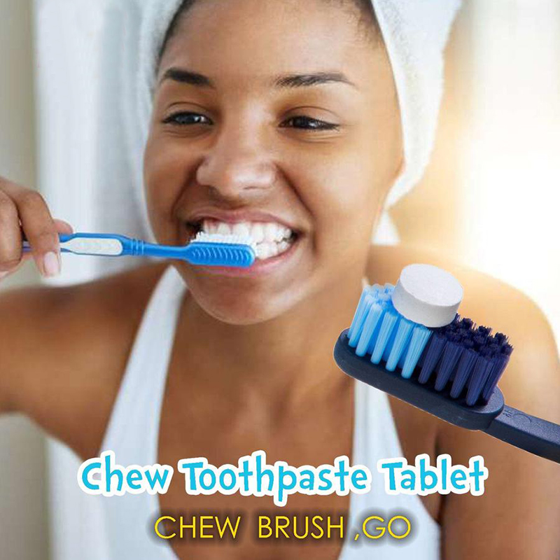 Plain Content Brush Teeth Teeth Powder Solid Toothpaste Whitening Whitening Pregnant Women Children and Adults