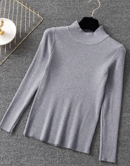 Half turtleneck sweater bottoming shirt