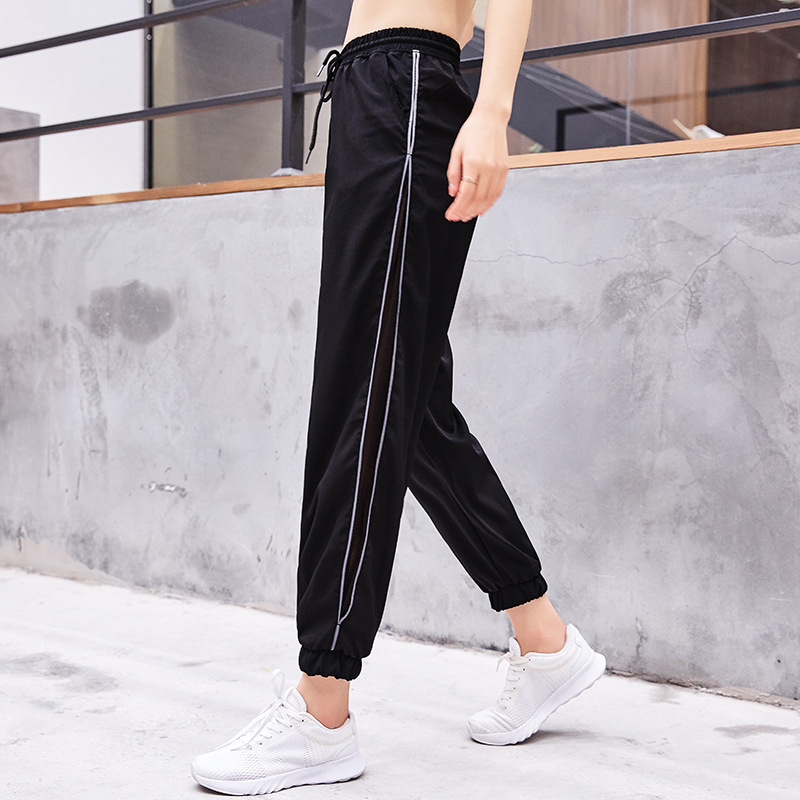 Women's thin yoga plastic trousers