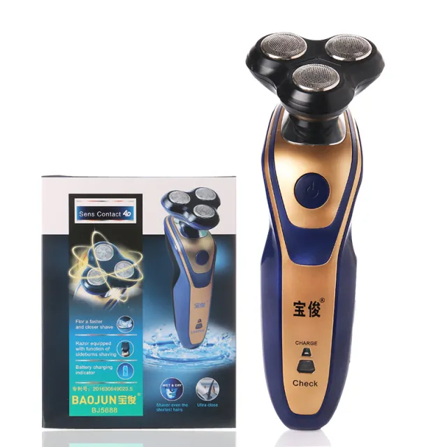 Three in one electric shaver Gold - Shop at LoveMi