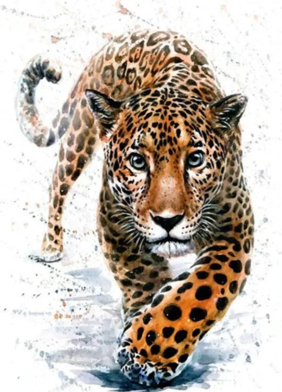 Leopard diamond painting 30X40Cm - Shop at LoveMi
