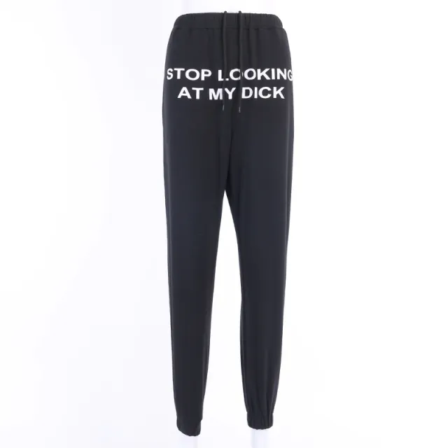 High waist track pants Black - Shop at LoveMi