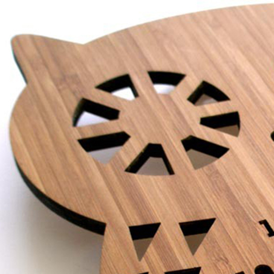 Owl Wall Clock, picture 3 of 4
