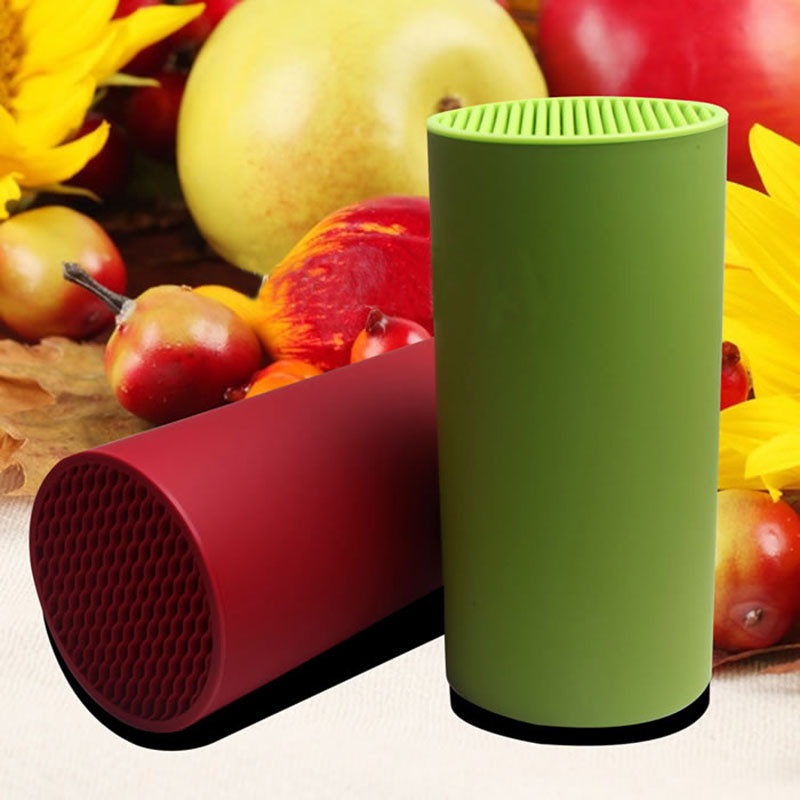 Multifunctional plastic knife holder