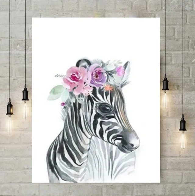 Garland zebra diamond painting Square - Shop at LoveMi