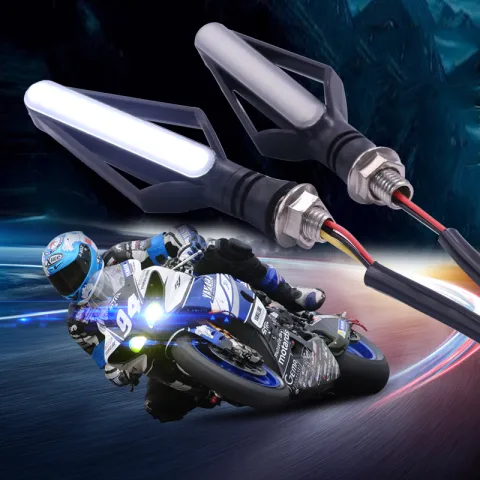 Fire Arrow Motorcycle Turn Signal Running Water Brake Light
