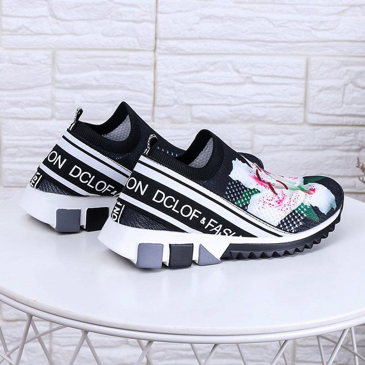 One pedal mesh breathable alphabet graffiti