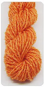 Hand knitted medium thick acrylic thread Beetle Yellow - Shop at LoveMi