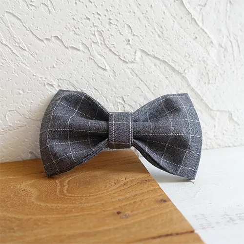 Pet supplies dog accessories bow Grey - Shop at LoveMi