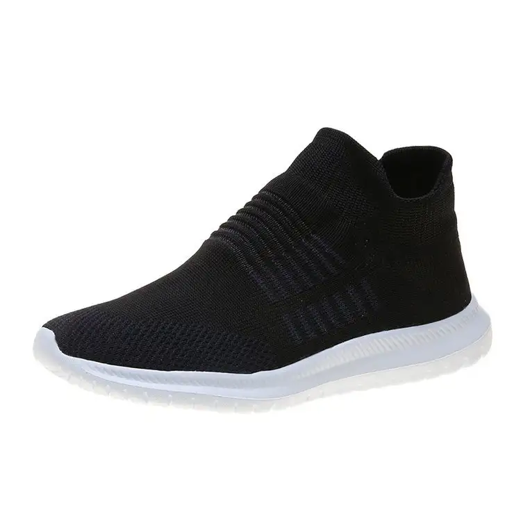 New slip-on cutout stretch socks shoes