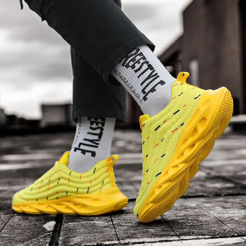 Casual lightweight cloth breathable sports running shoes