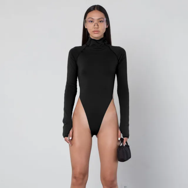 Long sleeve bodysuit Black - Shop at LoveMi
