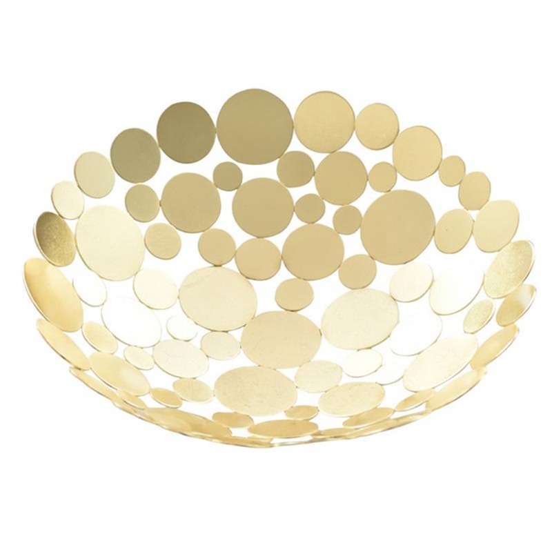 Wrought iron fruit plate Gold - Shop at LoveMi