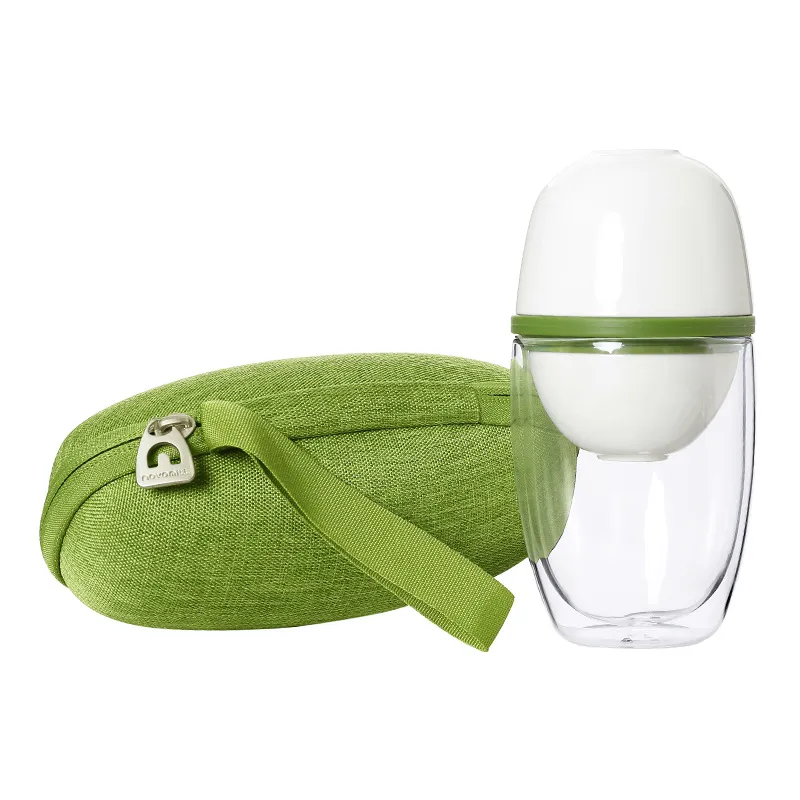 Portable teacup travel set - Green