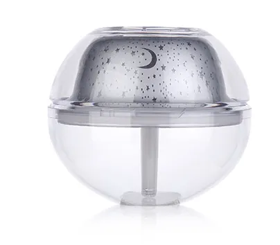 Colorful air purification creative humidifier Silver - Shop at LoveMi
