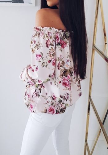 Loose-print shirt