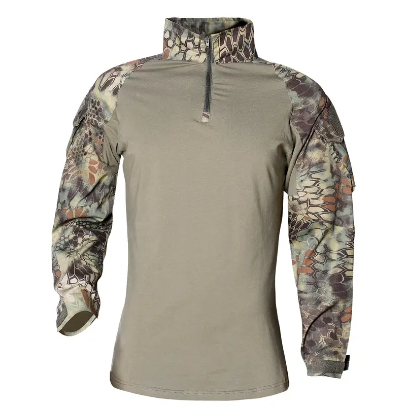 Camouflage long-sleeved quick-drying T-shirt