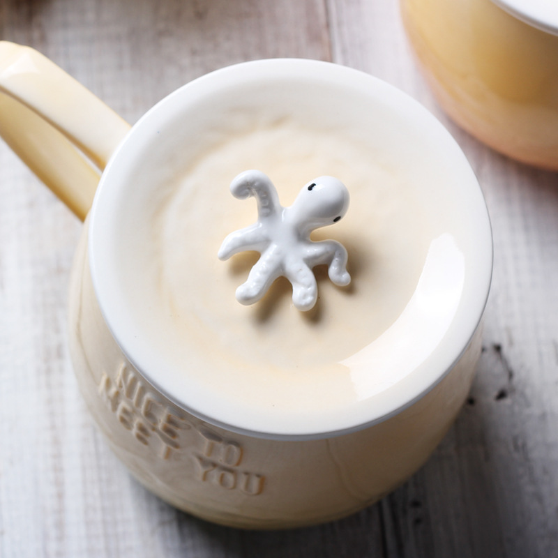 Personality couple cup gradient breakfast cup