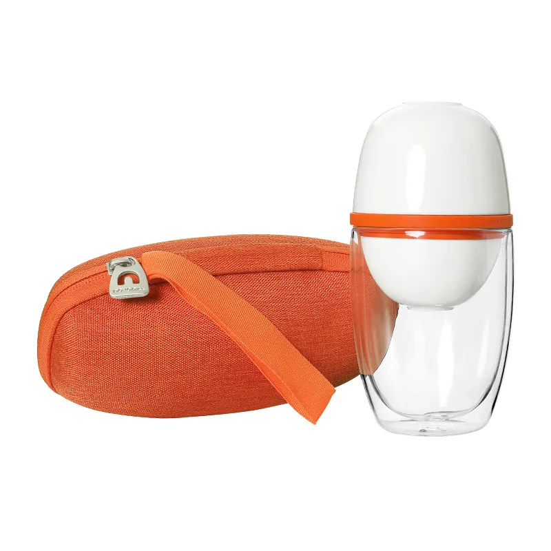 Portable teacup travel set - Orange
