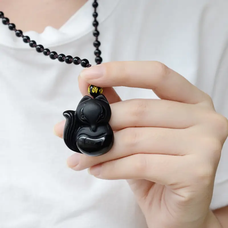 Stone Fox Pendant