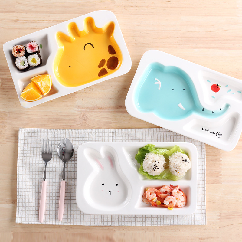 Creative cartoon tableware children baby griddle — view 4