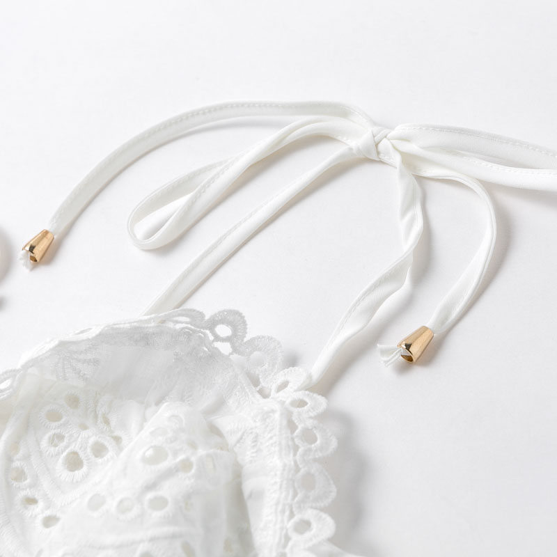 Solid color ruffled halter skirt two-piece