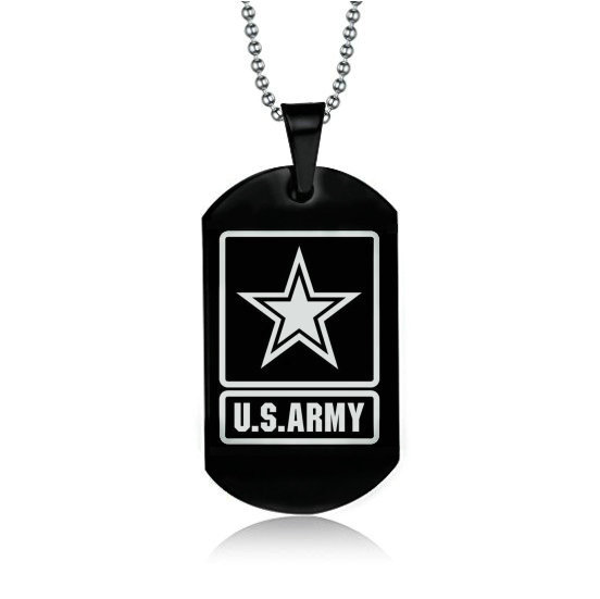 Marines logo necklace