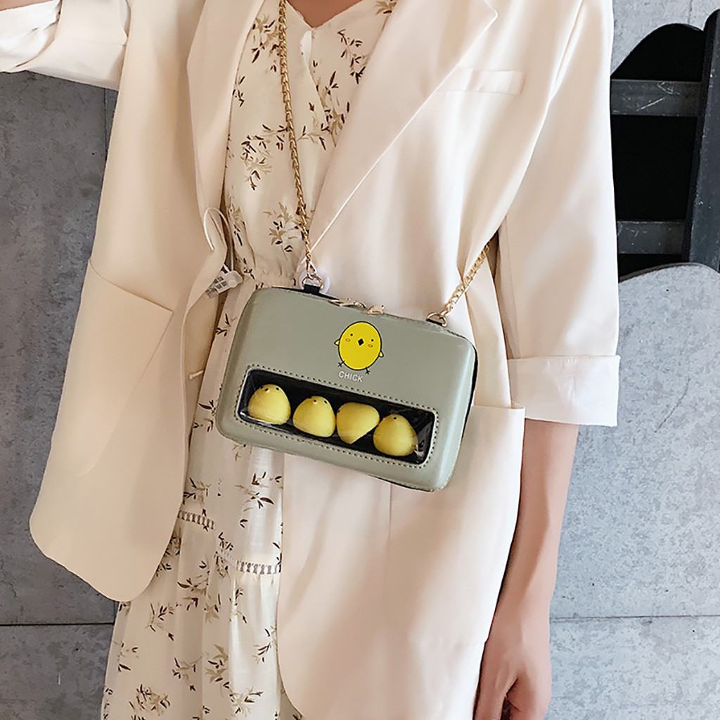 Transparent small square bag