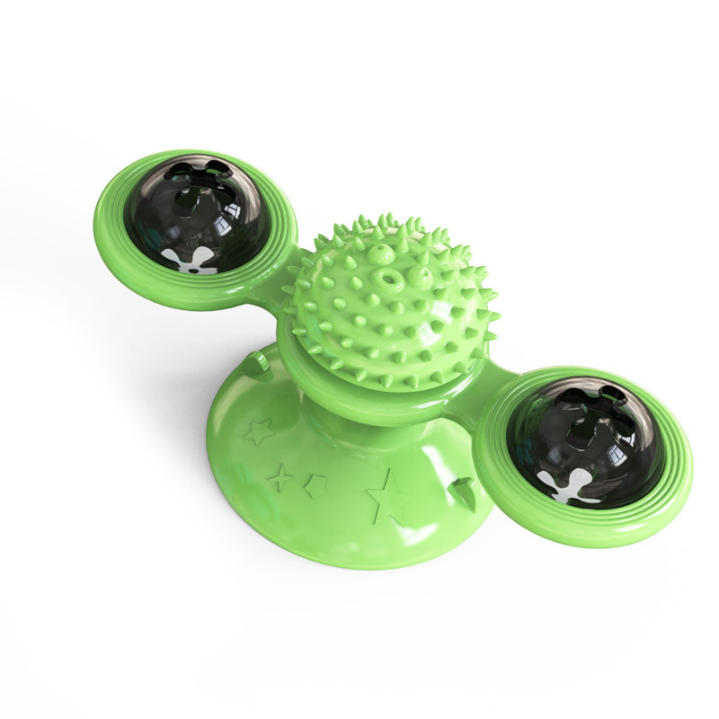 Sucker Turn Windmill Cat Toy Funny Cat Creative Spin Ball — foto 7