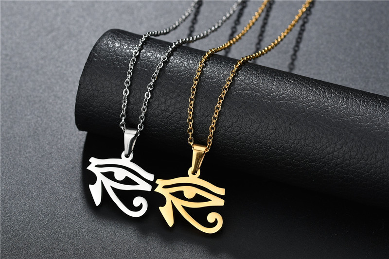Men and women's collarbone stainless steel chain necklace