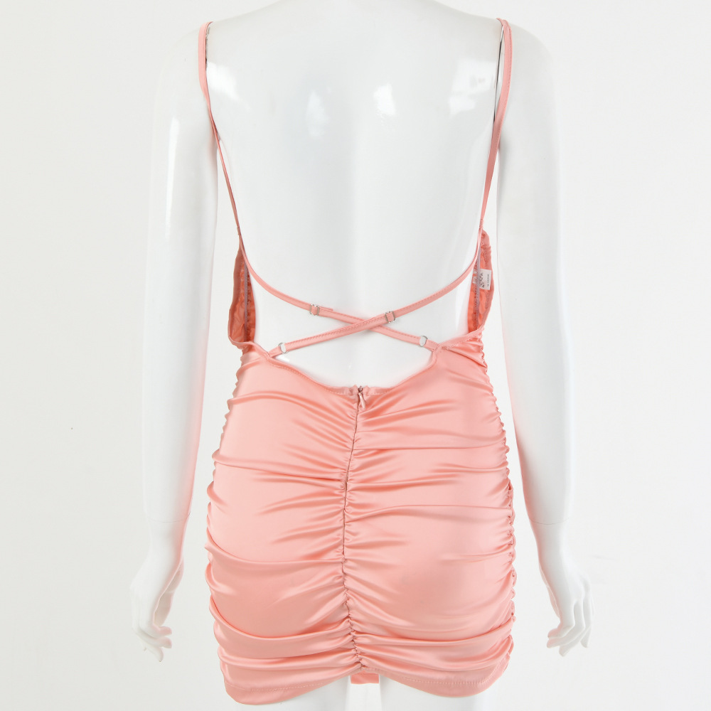 Satin New Pure Color Sling