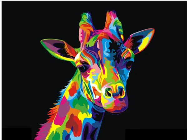 Diy Digital Paintng By Numbers Modern - Giraffe