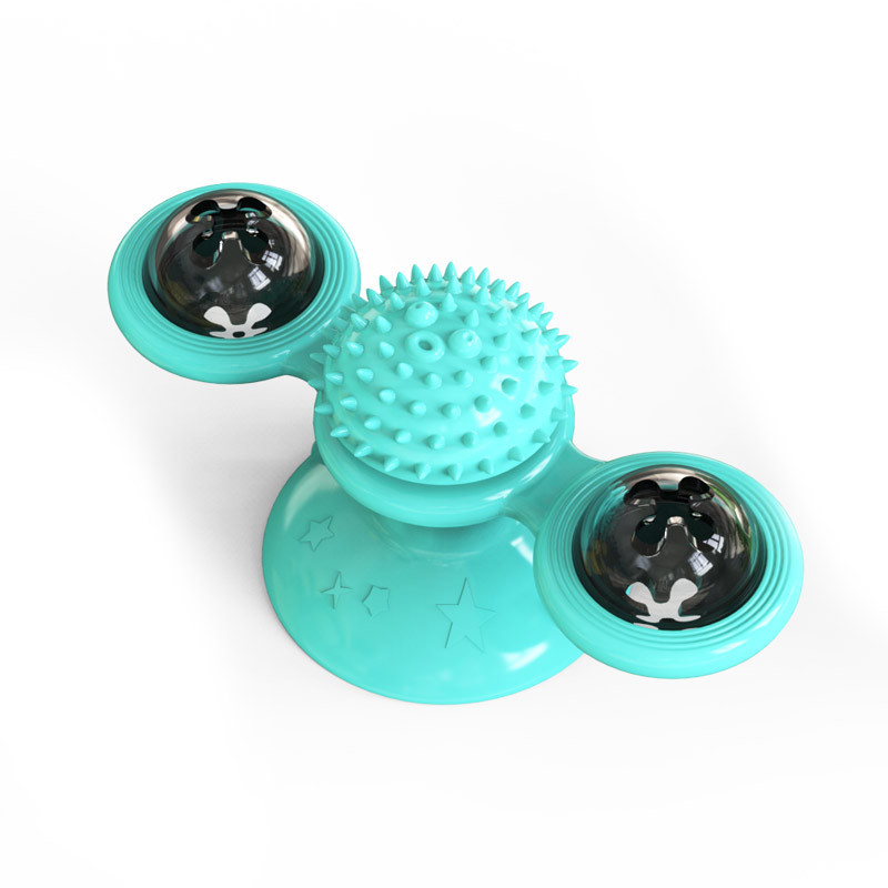Sucker Turn Windmill Cat Toy Funny Cat Creative Spin Ball — foto 6