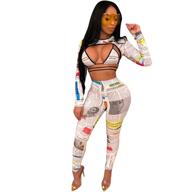 Cutout bandage leggings Colourful - Shop at LoveMi