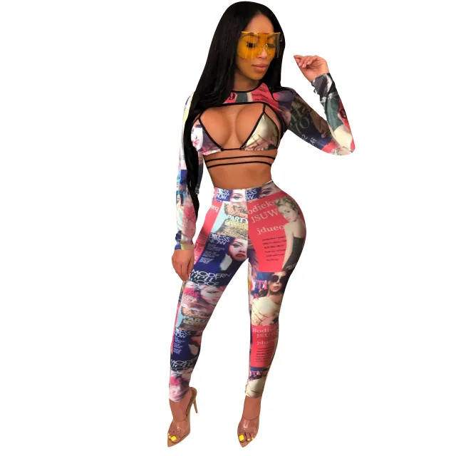 Cutout bandage leggings Human Figure M - Shop at LoveMi