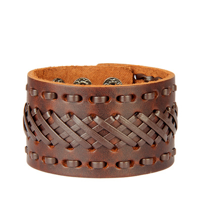 Multi-layer vintage cowhide rope
