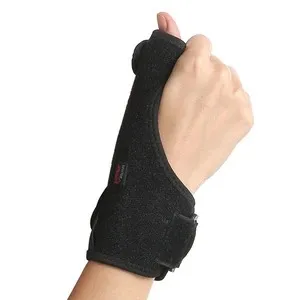 Thumb guard sleeve and wrist plate support - Black Right