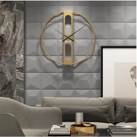 Round Metal Clock