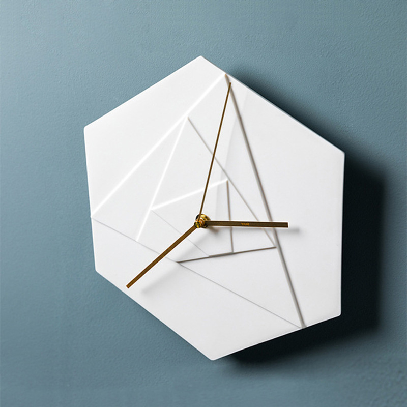 Perforated Ceramic Wall Clock