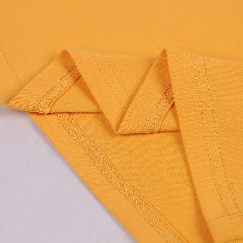 Yellow long sleeve printed top