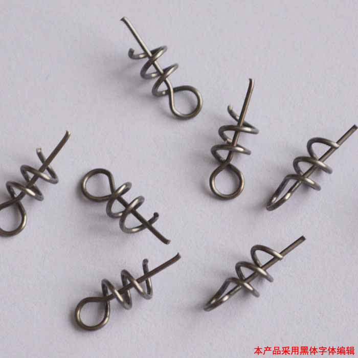 Soft bait spring pin