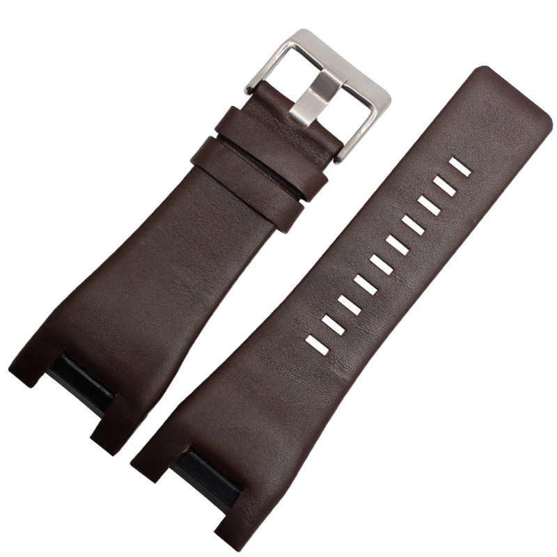 BrownB silver buckle