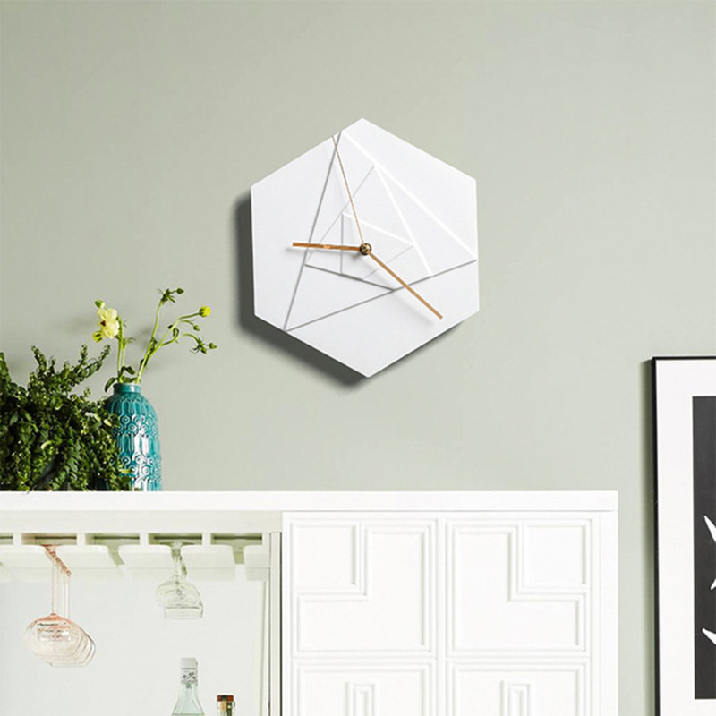 Perforated Ceramic Wall Clock, picture 3 of 6