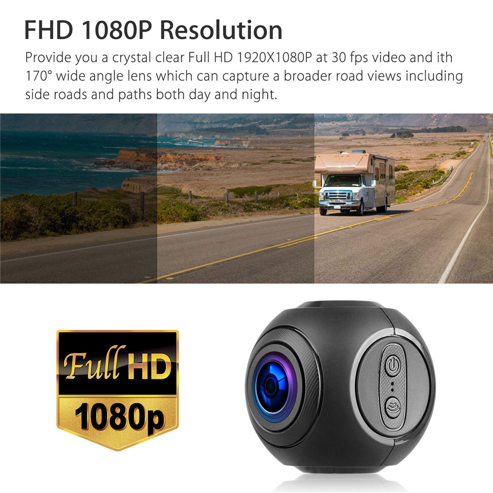 Mini WiFi Car Dash Cam FHD 1080P GPS Camera Dashboard W/ G-Sensor Night Vision — foto 4