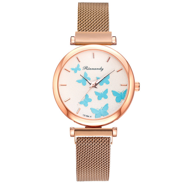 Rose gold Blue